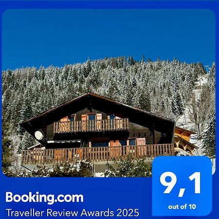 Charming, Cosy Chalet Nestled In A Breathtaking Surrounding With Spectacular, Stunning Mountain Views Abondance Buitenkant foto