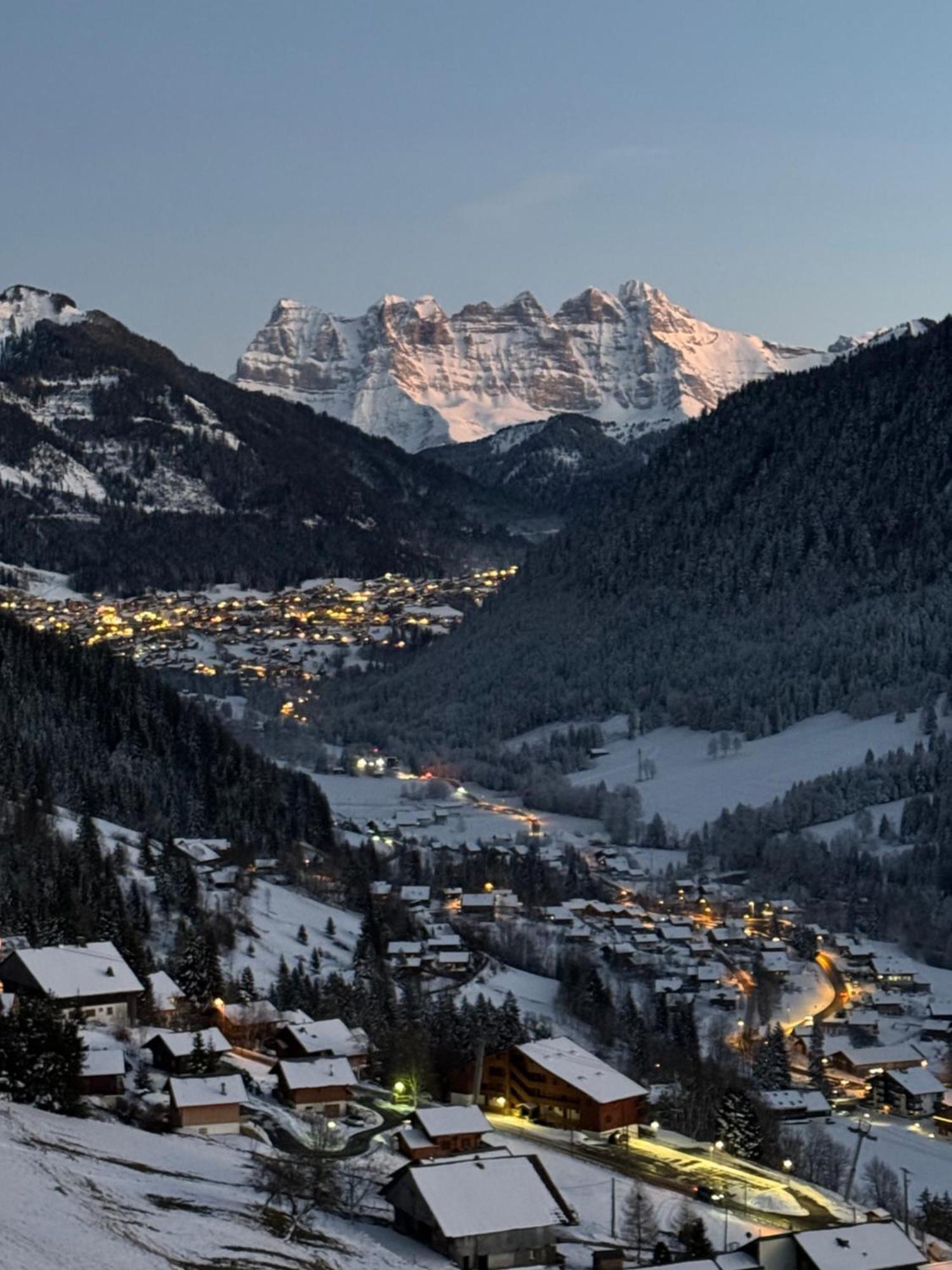 Charming, Cosy Chalet Nestled In A Breathtaking Surrounding With Spectacular, Stunning Mountain Views Abondance Buitenkant foto